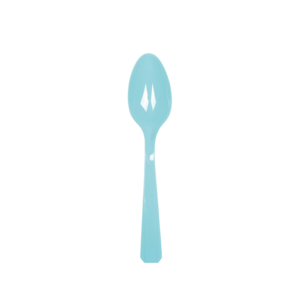 Spoons Plastic Caribbean Blue